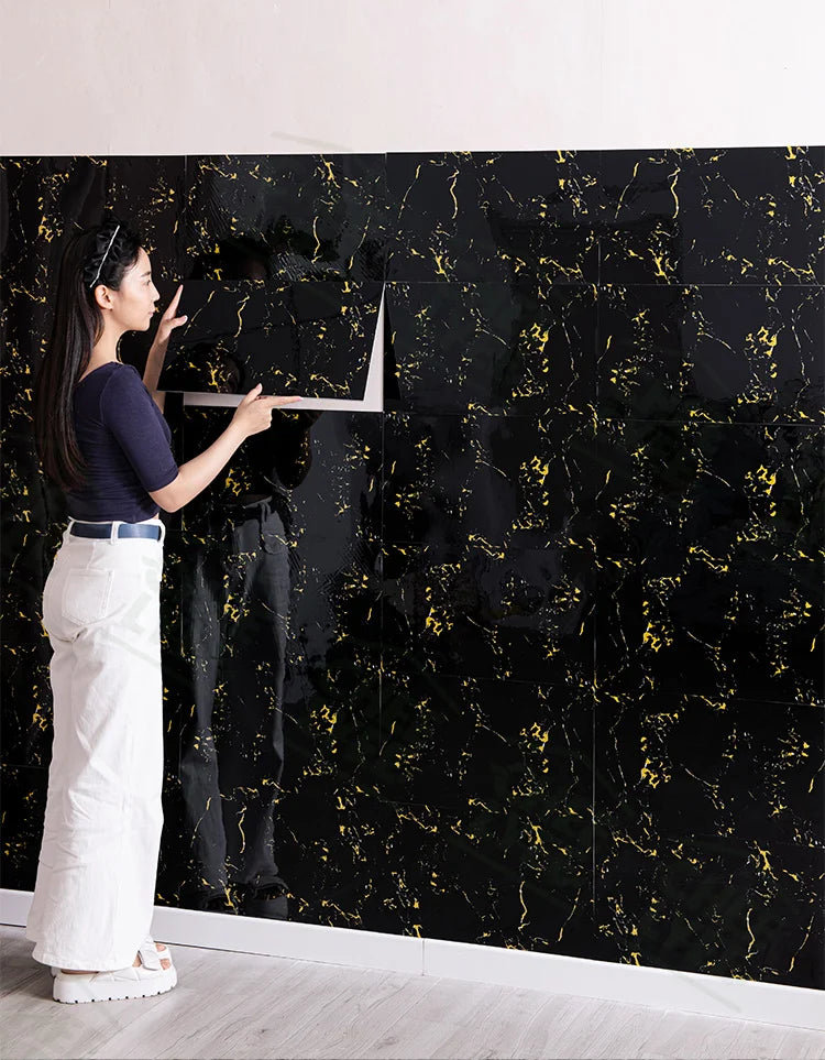3D Self Adhesive Peel and Stick Wall Tiles 50 Pieces