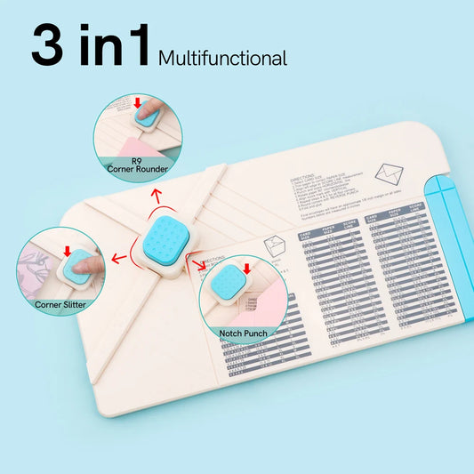 3 In 1 Punch Board For DIY Scrapbooking Essentials