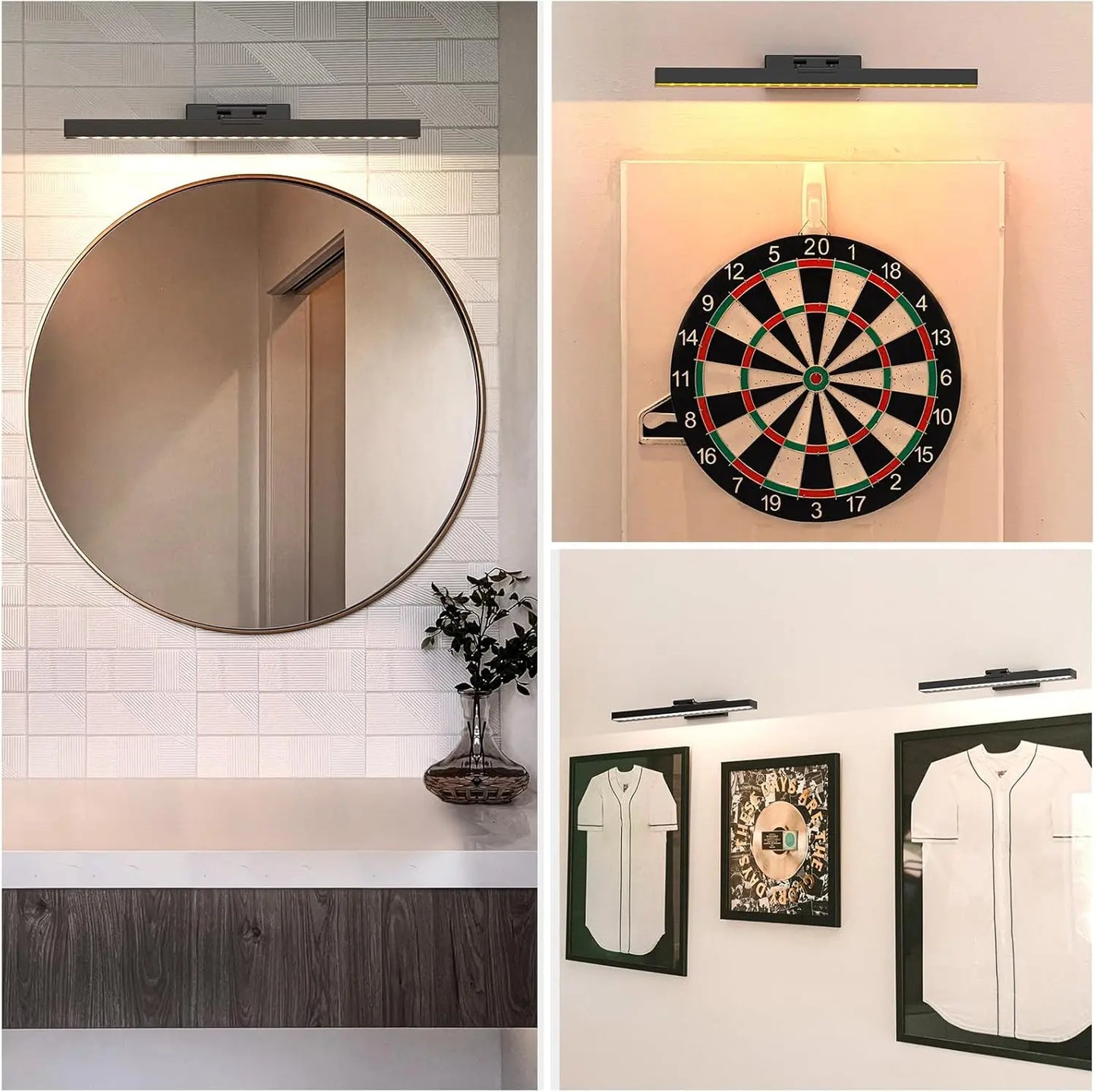 PRTILOUD Wireless Art Light Battery Powered Wall Mounted