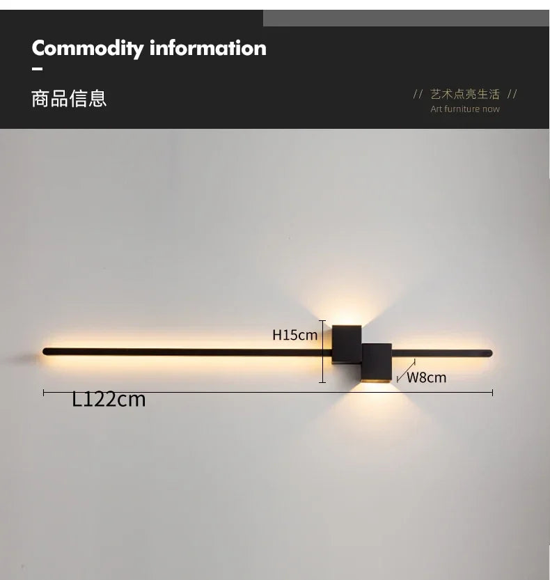 New Modern Minimalist Wall Lamp