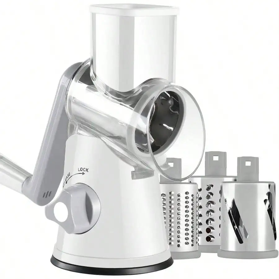 AEDG Manual Rotary Cheese Grater Stainless Steel Kitchen Tool