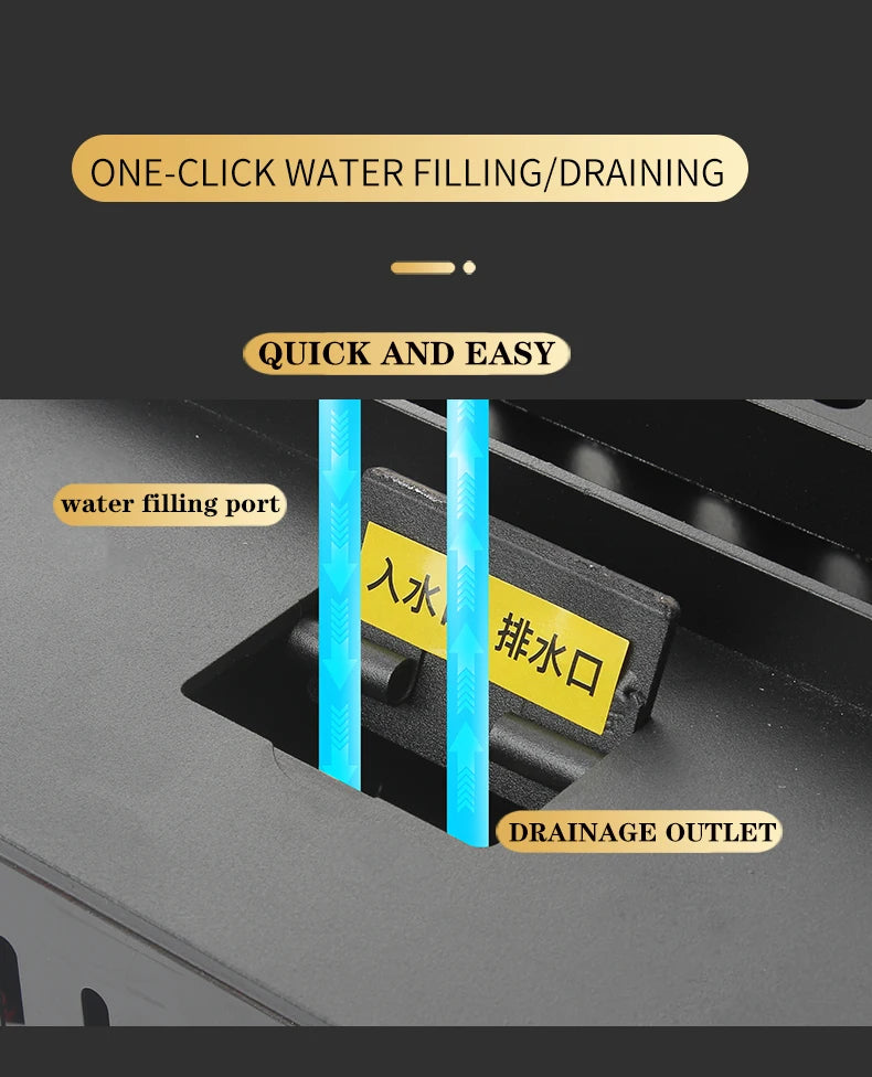 App Remote Control 3D Water Vapor Fireplace