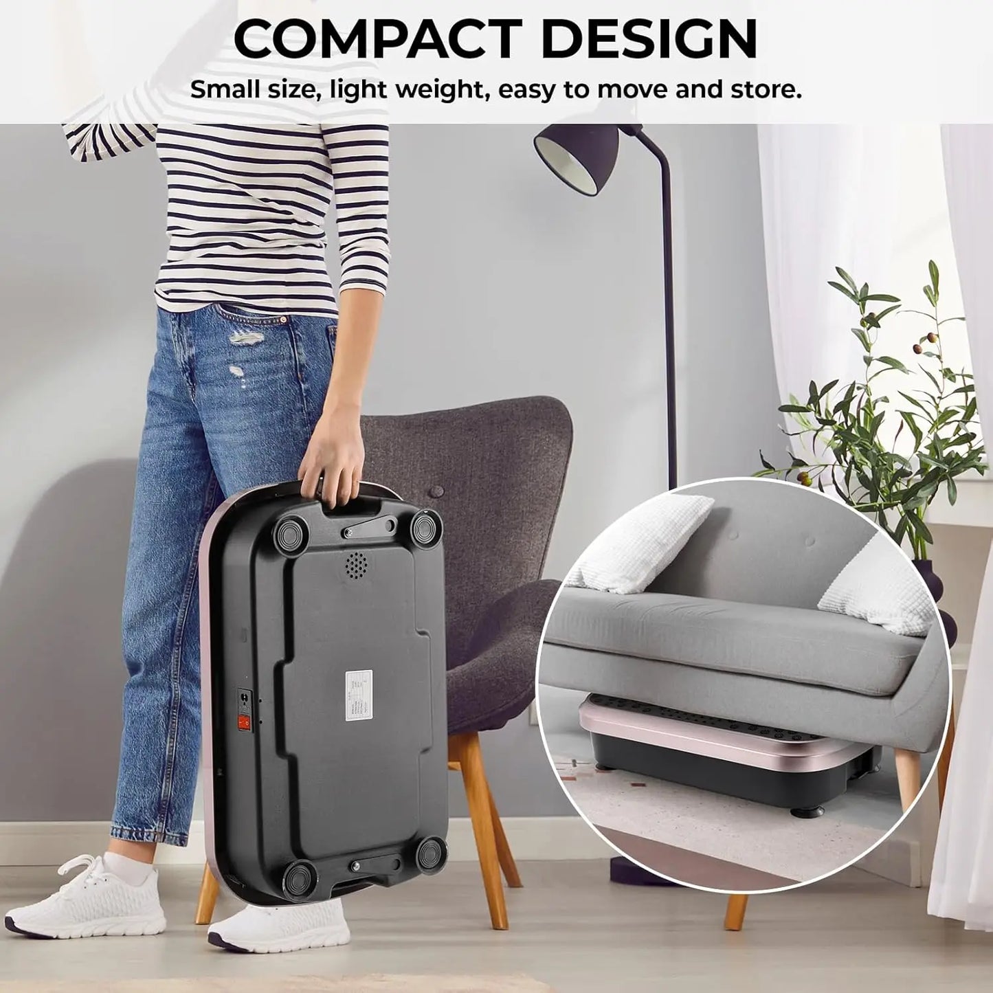 Vibration Plate Fitness Vibration Board For Standing Body Workout