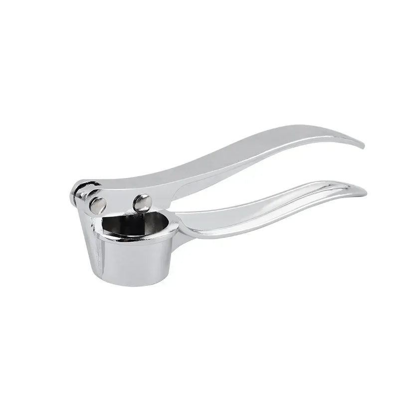 Stainless steel manual small garlic press