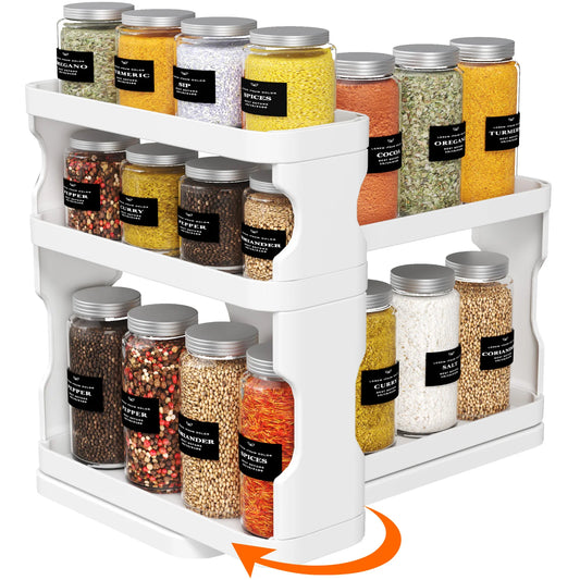 Spice Rack Organizer for Cabinet,
