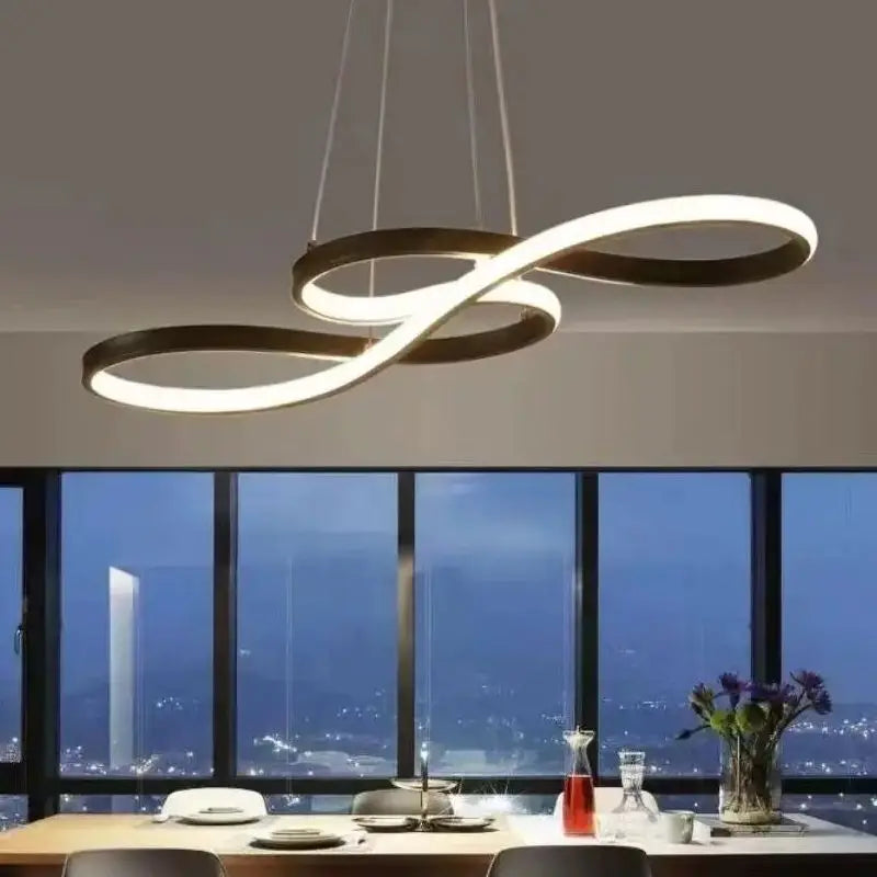 White Black Gold Led Pendant Light for Kitchen Dinning Room