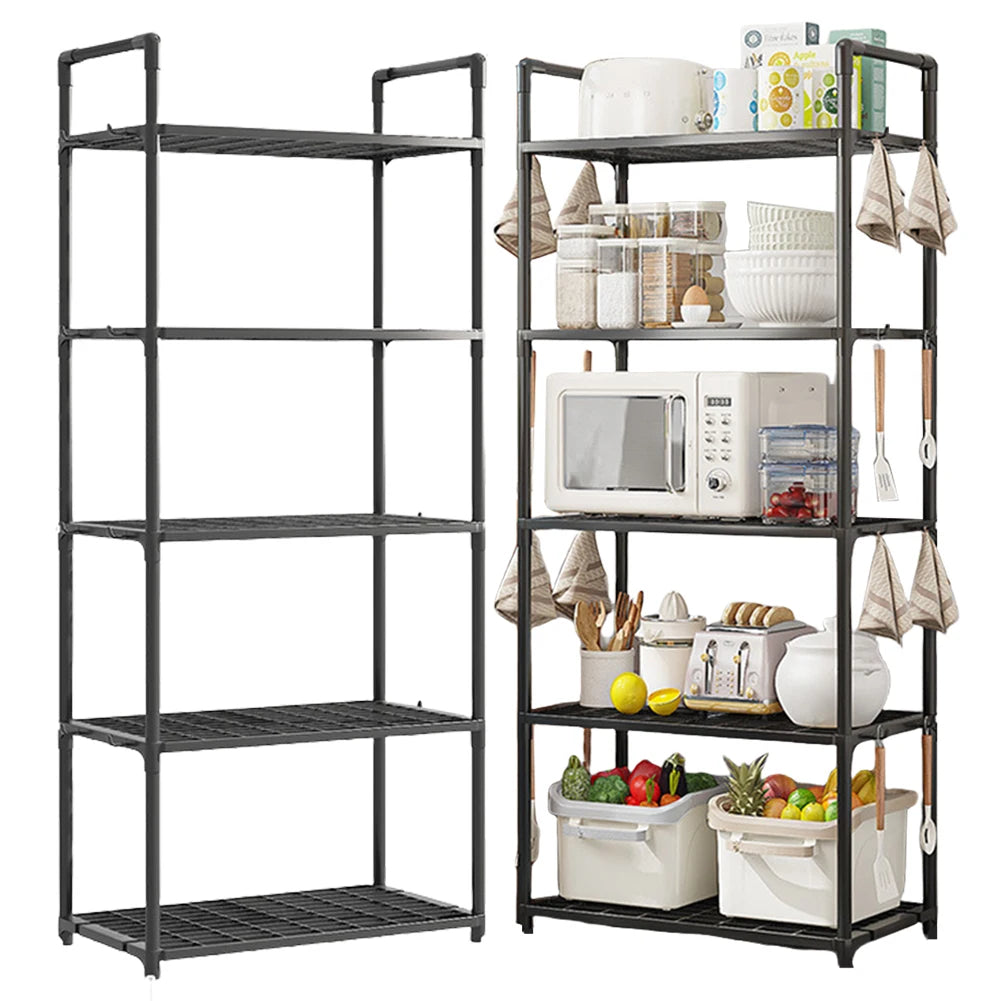 Durable Heavy-Duty 5 Tier Shelving Unit For Industrial-Grade Storage-SolutionsPro
