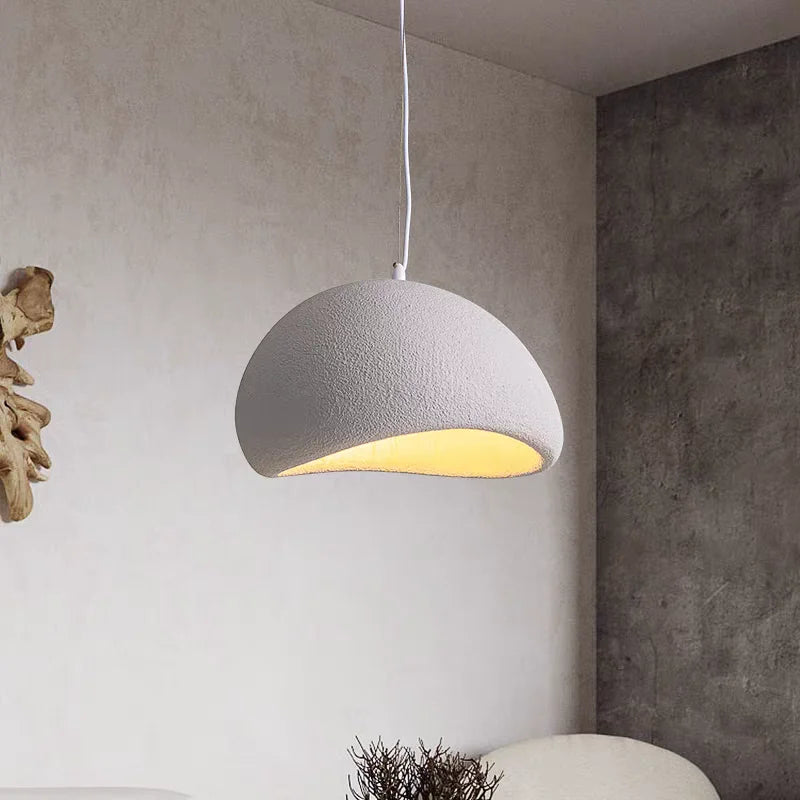 Modern E27 Pendant Lights Wabi Sabi Dining Table Ceiling Chandelier