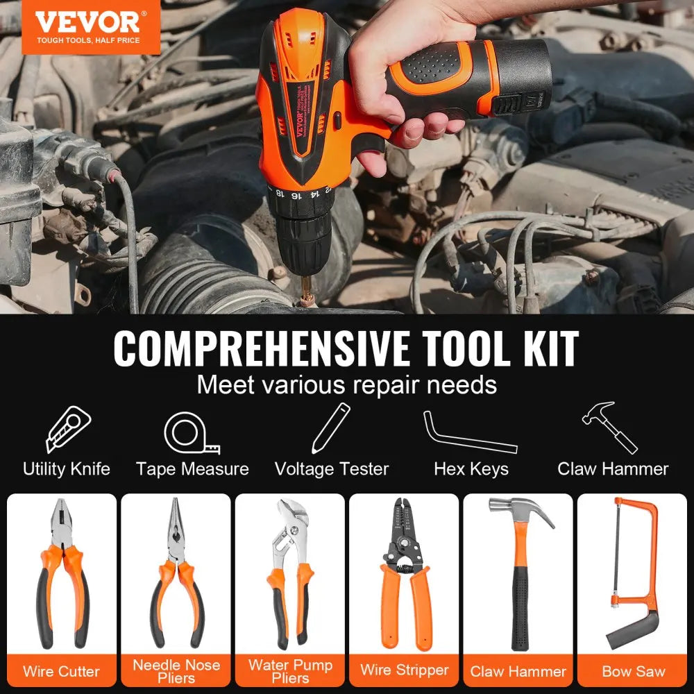 VEVOR Tool Kit Home Repairing Tool Kit