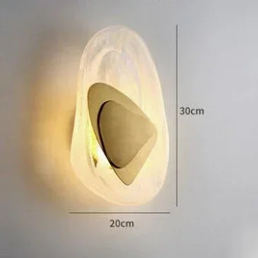 Luxury Modern Crystal Wall Lamp With Iron And Aluminum Construction For Living Rooms