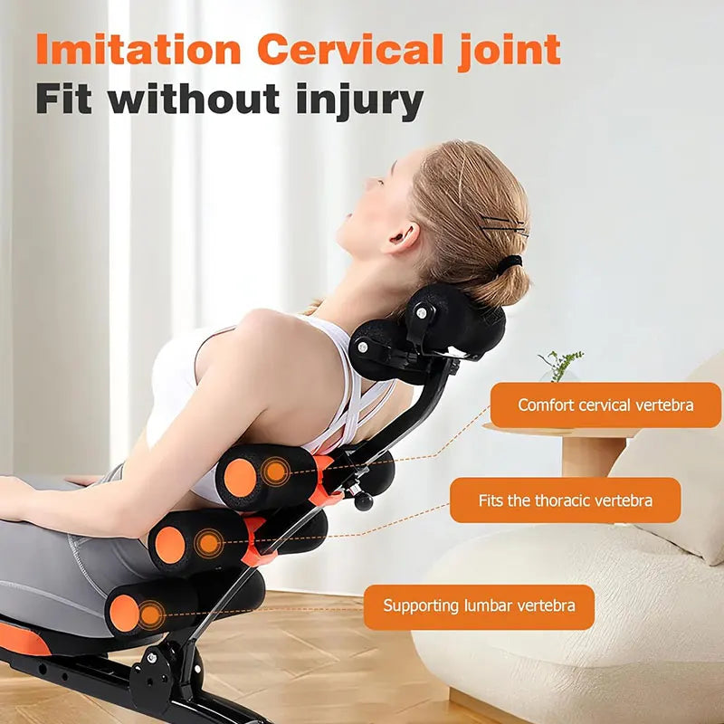 KBQ Foldable Abdominal Exercise Bench For Core Strength Training