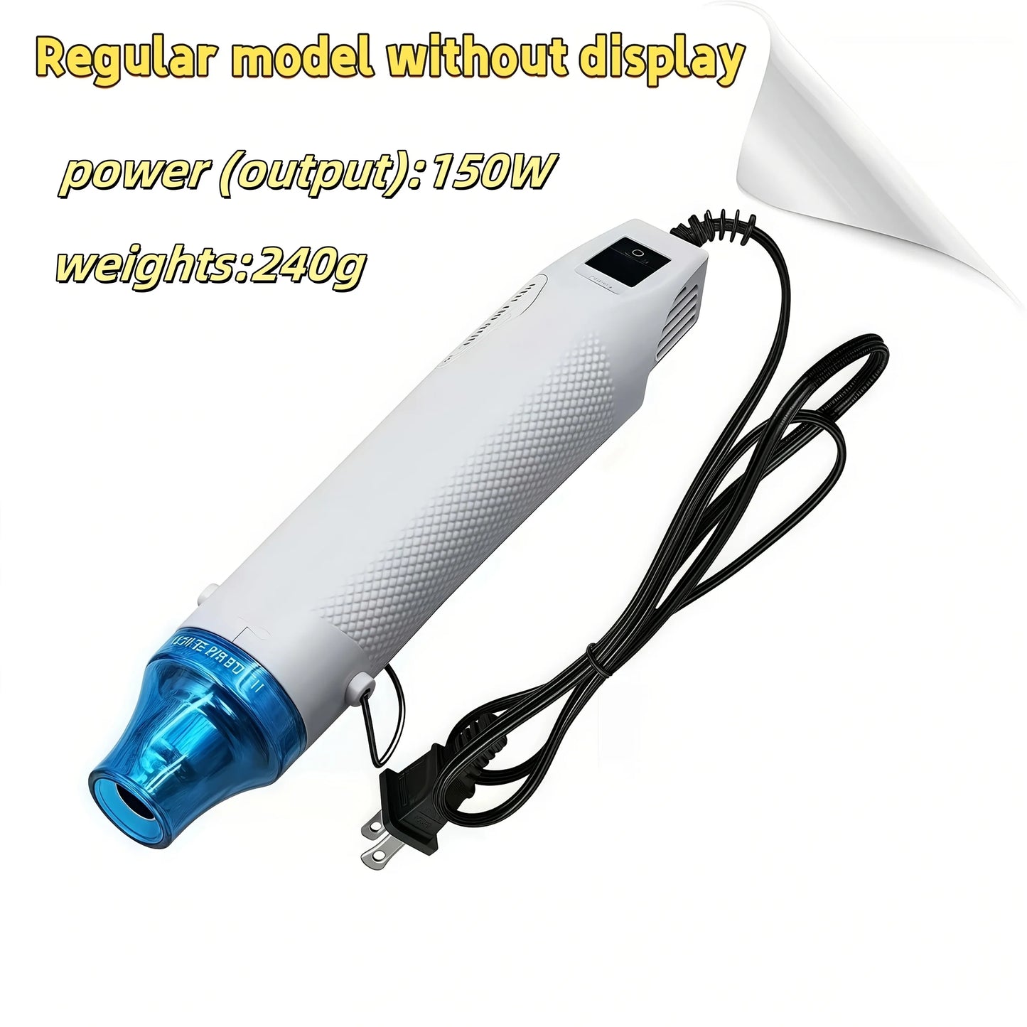 220V Hot Air Gun Soldering Temperature Blower Gun DIY Crafts Electric Power Hot Dryer Mini Heat Gun For Shrink Tubing Car Wrap