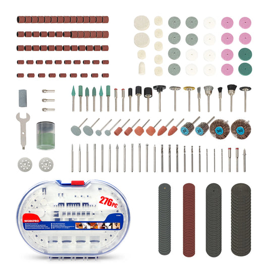 WORKPRO 276-piece Rotary Tool Accessories Kit