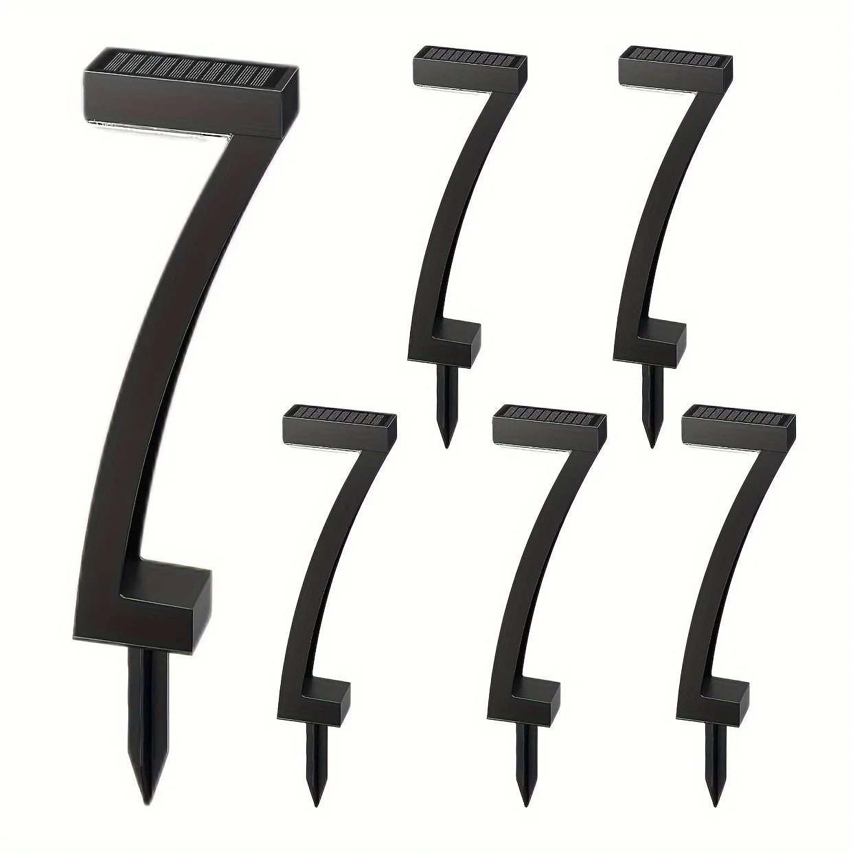 6 Pack Bright Solar Outdoor Pathway Lights for Garden Decor