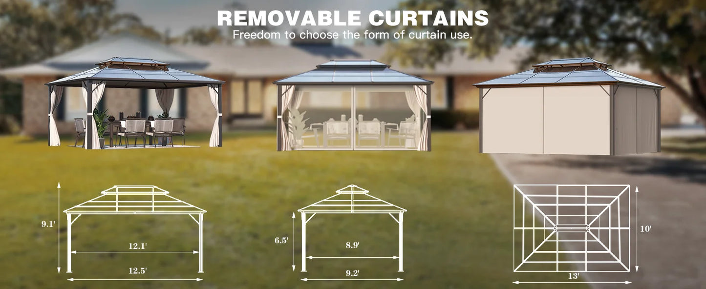 10'x13' Outdoor Gazebo,