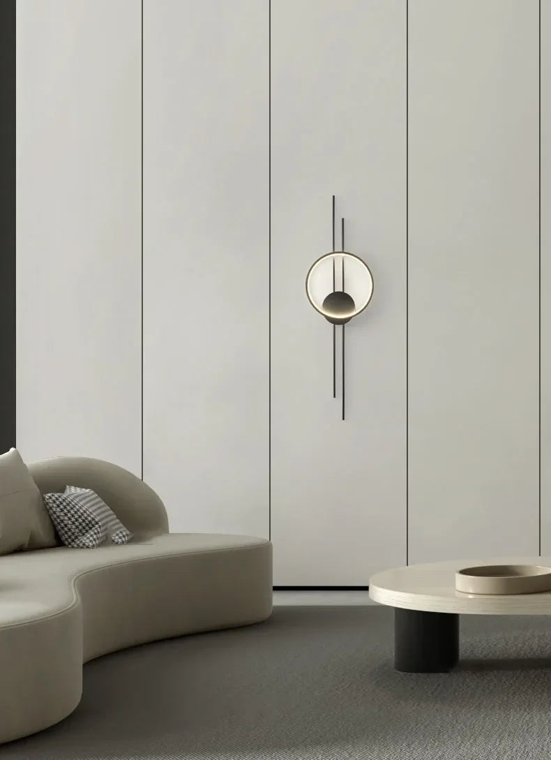 Enerlord Nordic Copper LED Wall Light Fixture Modern