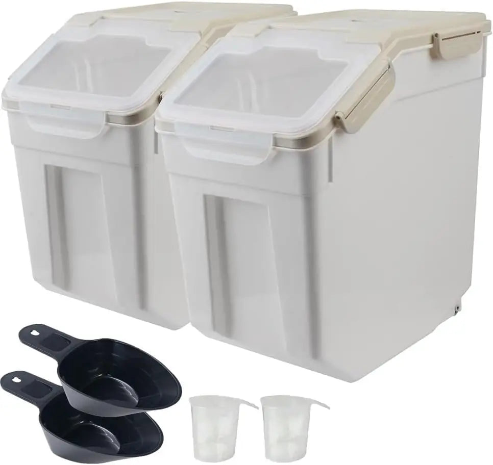 50 lb Flour Storage Container, 2 Pack