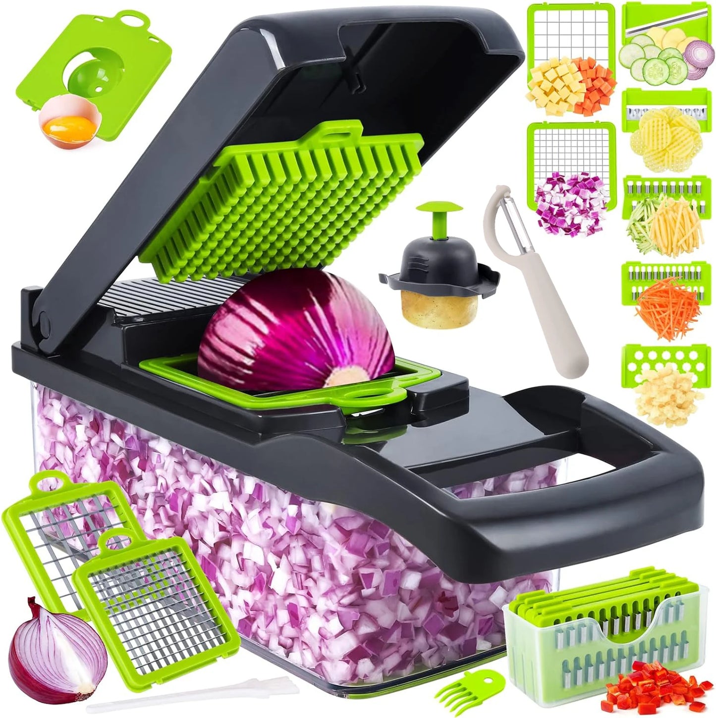 16 In 1 Professional Kitchen Slicer Multi Tool For Fruits And Vegetables