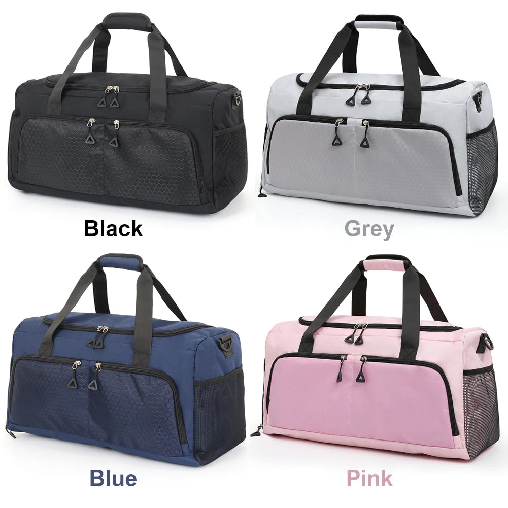 Travel Duffle Bag with Shoe Compartment and Wet Pocket Gym Bag