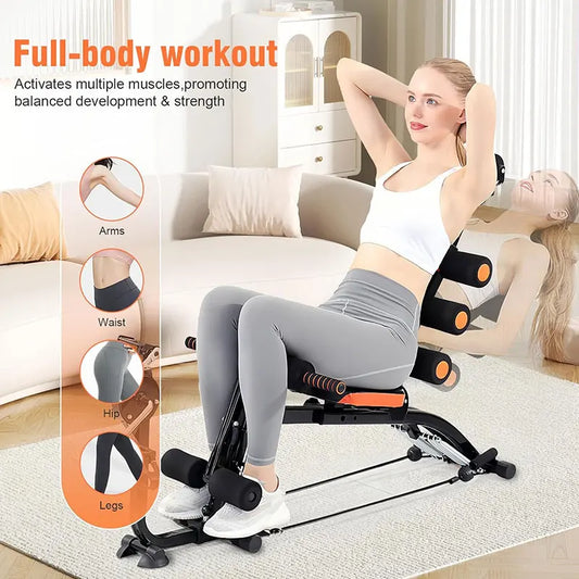 KBQ Foldable Abdominal Exercise Bench For Core Strength Training