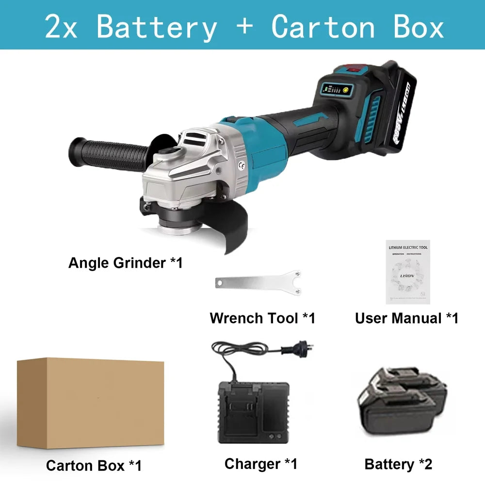 125MM Brushless Electric Angle Grinder