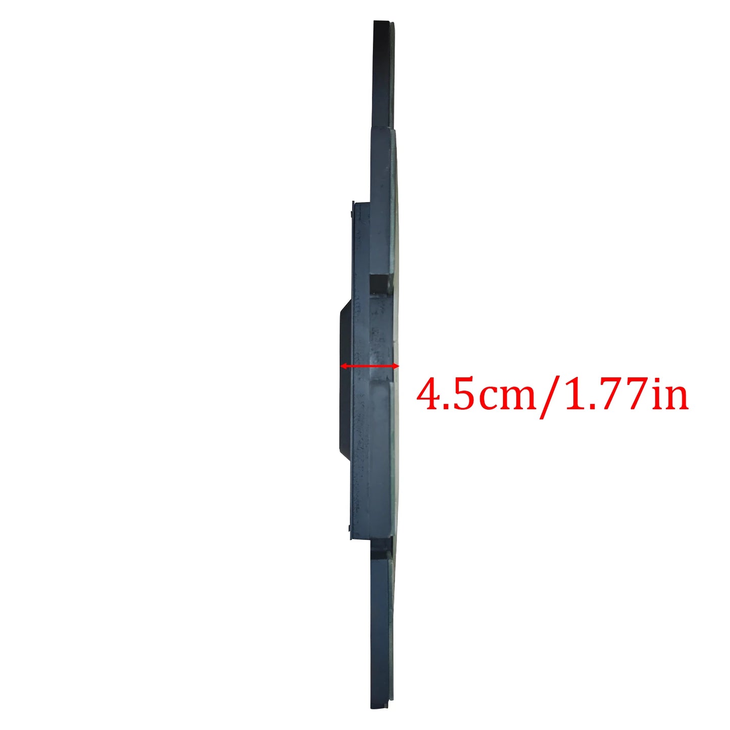 Irregular Large Crush Diamond Mirrored Wall Clock Design