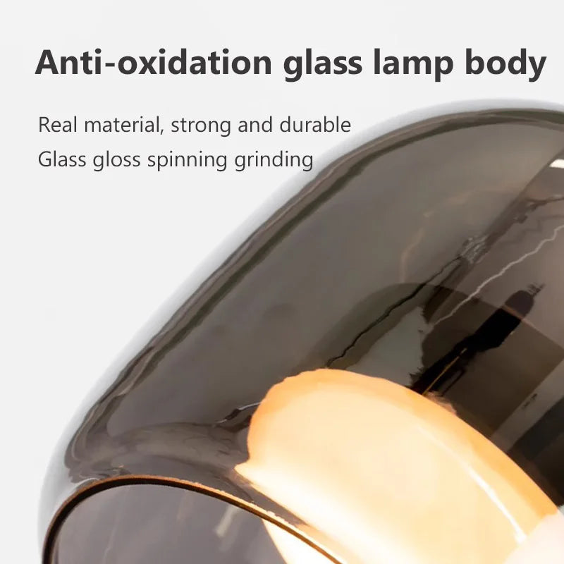 Nordic Glass LED Chandeliers Luxury Pendant Lamp