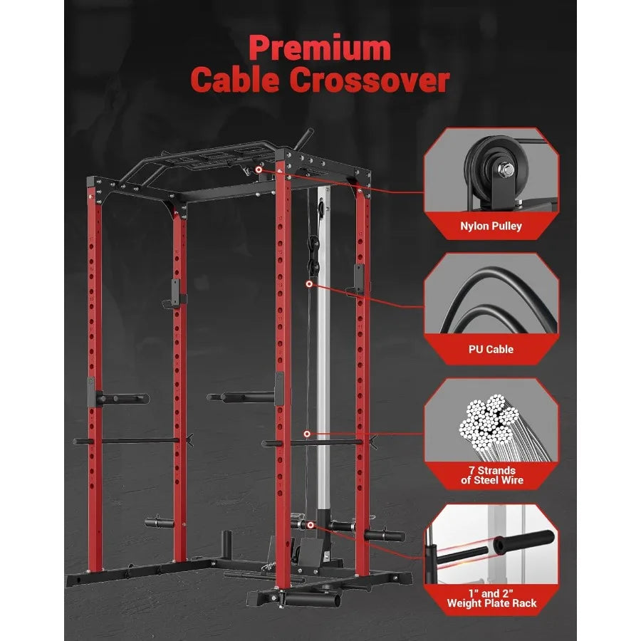 Power Cage and Racks for Home Gym