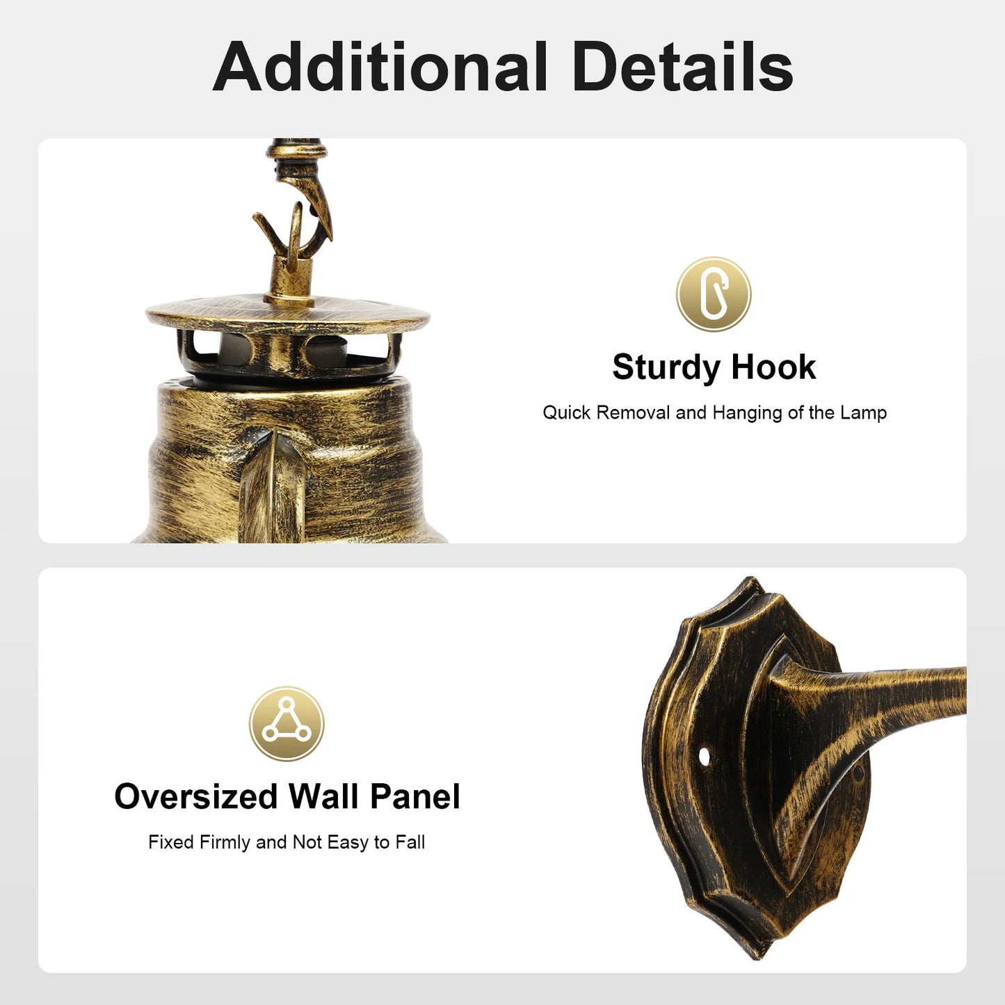 Vintage Iron Wall Sconce LED