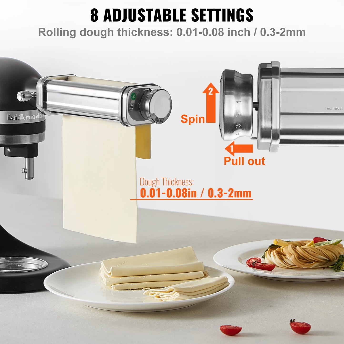 VEVOR Pasta Attachment for KitchenAid Stand Mixer