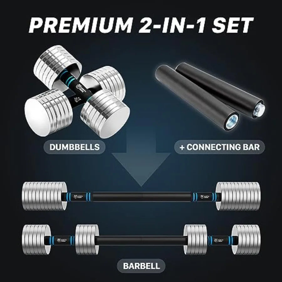 XMSJ Adjustable Steel Dumbbells