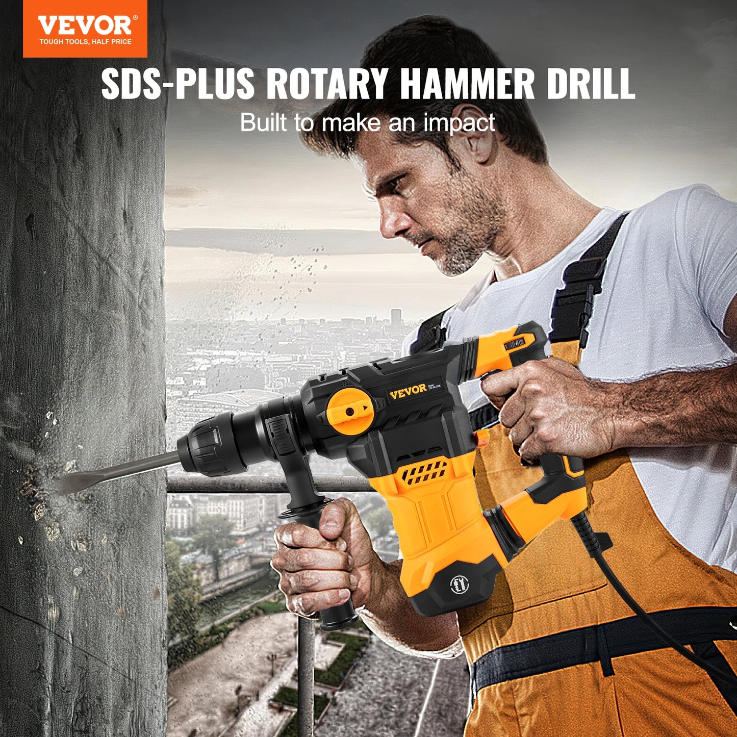 VEVOR 1500W Rotary Hammer Drill