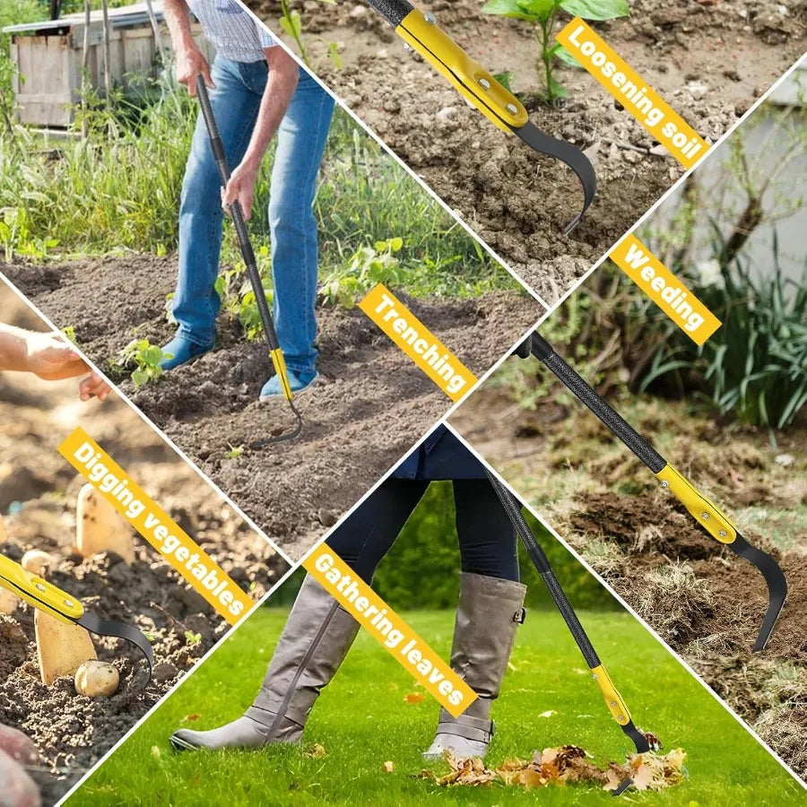 49 Inch L Shaped Garden Hoe