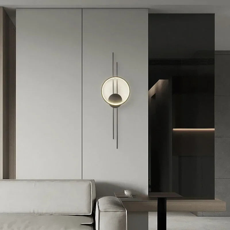 Enerlord Nordic Copper LED Wall Light Fixture Modern