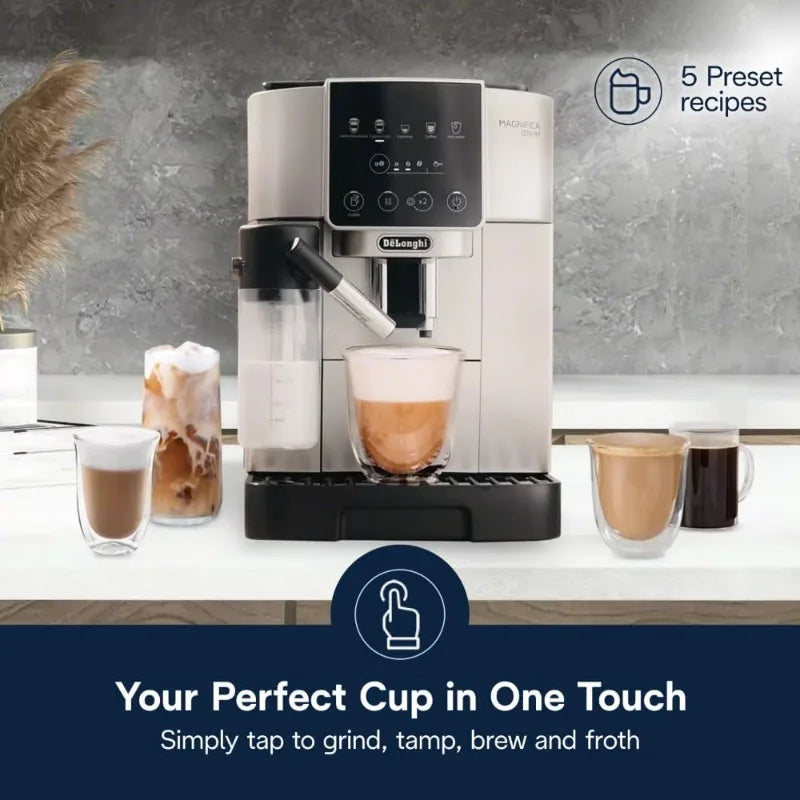 Espresso & Coffee Machine with Automatic Milk Frother,