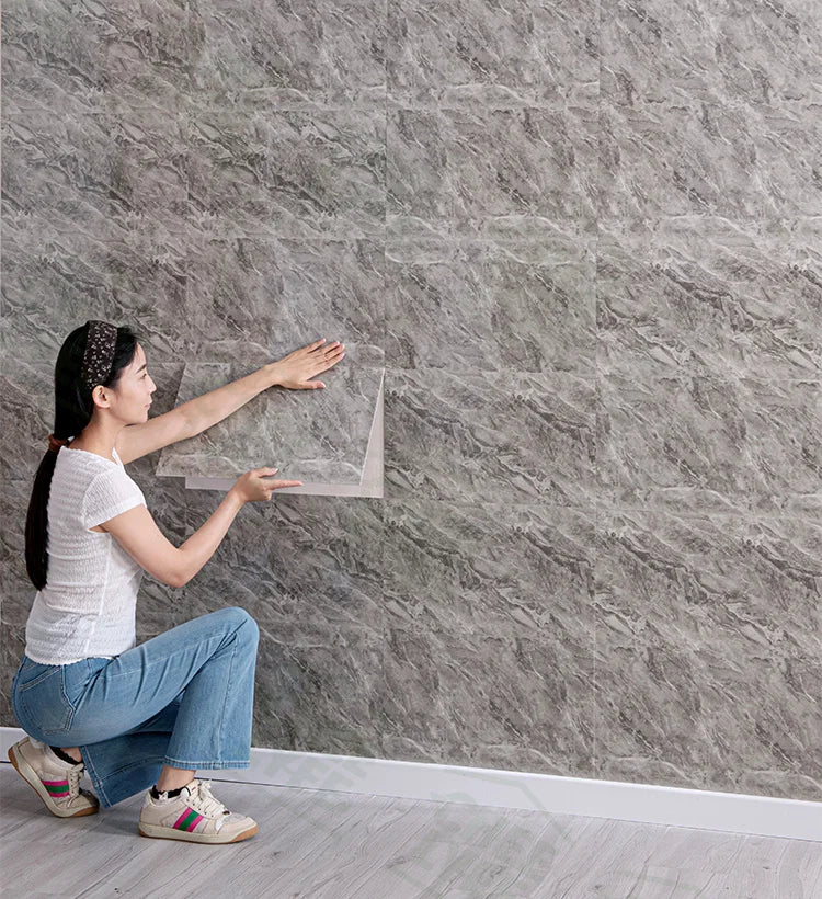 3D Self Adhesive Peel and Stick Wall Tiles 50 Pieces