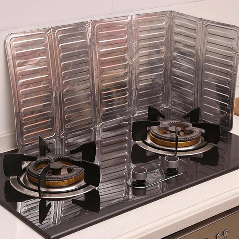Kitchen Oil Baffle Aluminum Foil Cooktop Oil Baffle