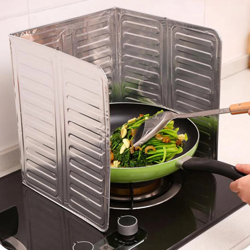 Kitchen Oil Baffle Aluminum Foil Cooktop Oil Baffle