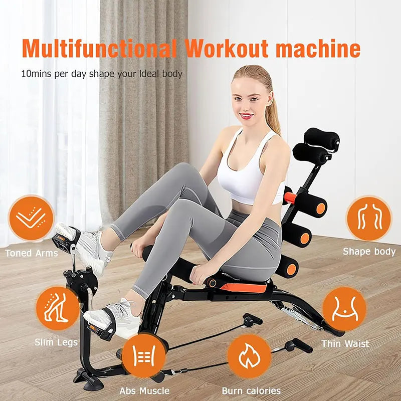 KBQ Foldable Abdominal Exercise Bench For Core Strength Training
