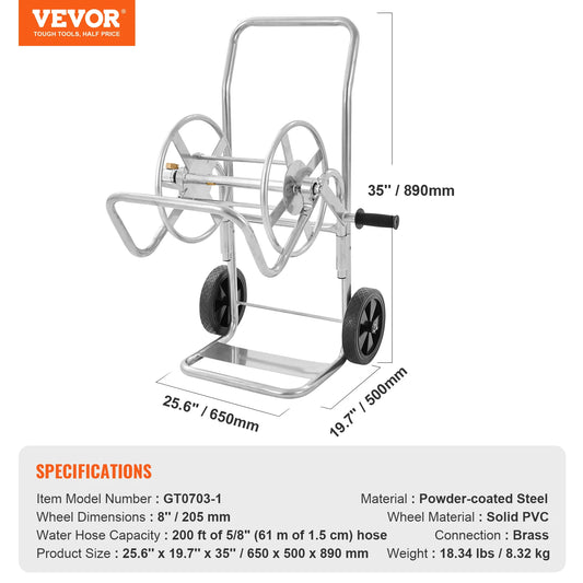 Garden Hose Reel Cart