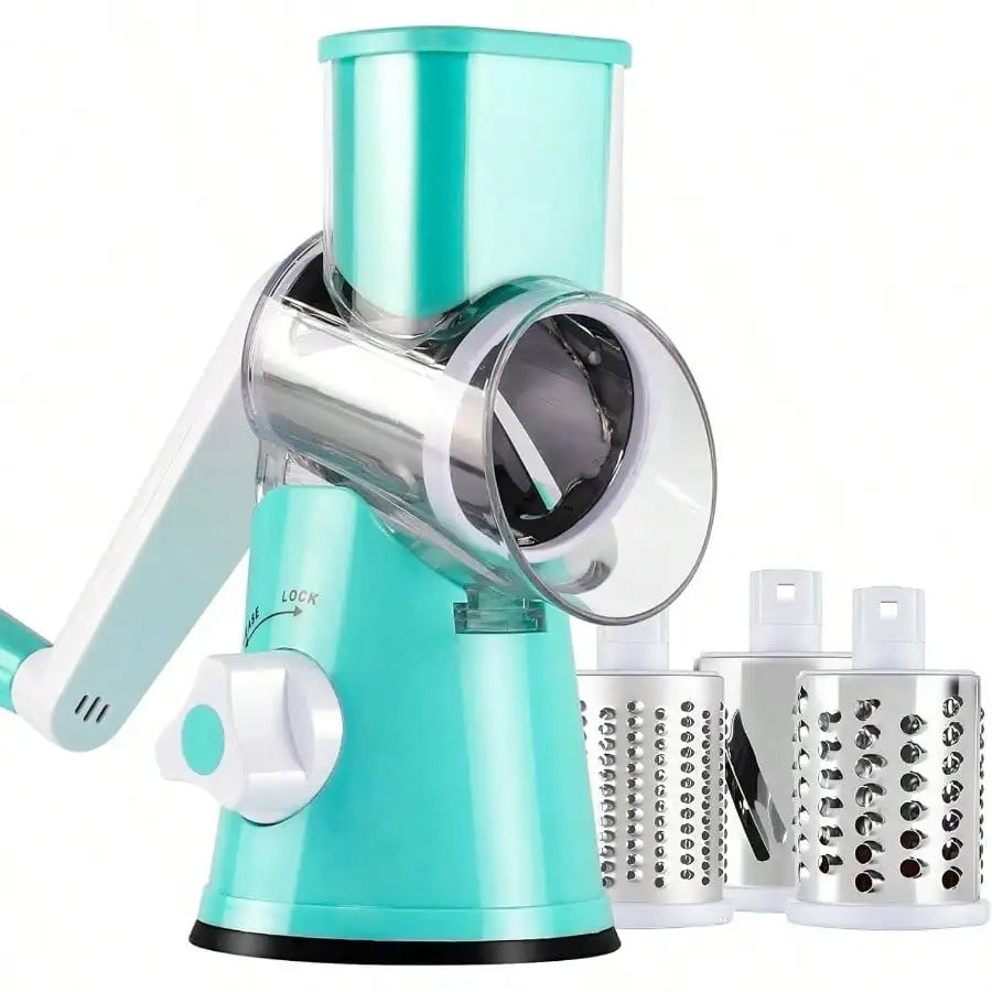 AEDG Manual Rotary Cheese Grater Stainless Steel Kitchen Tool