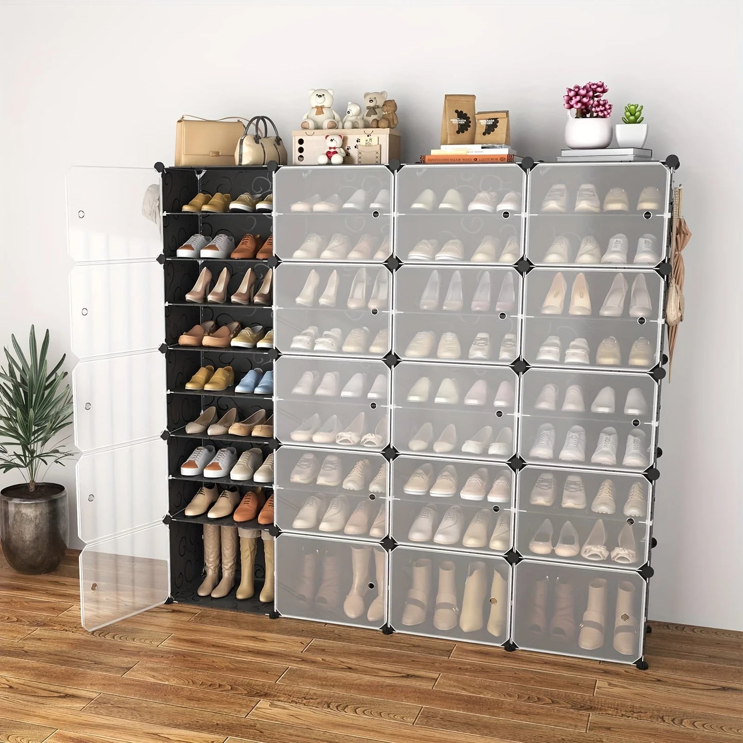 Space-saving Tower Shoe Rack