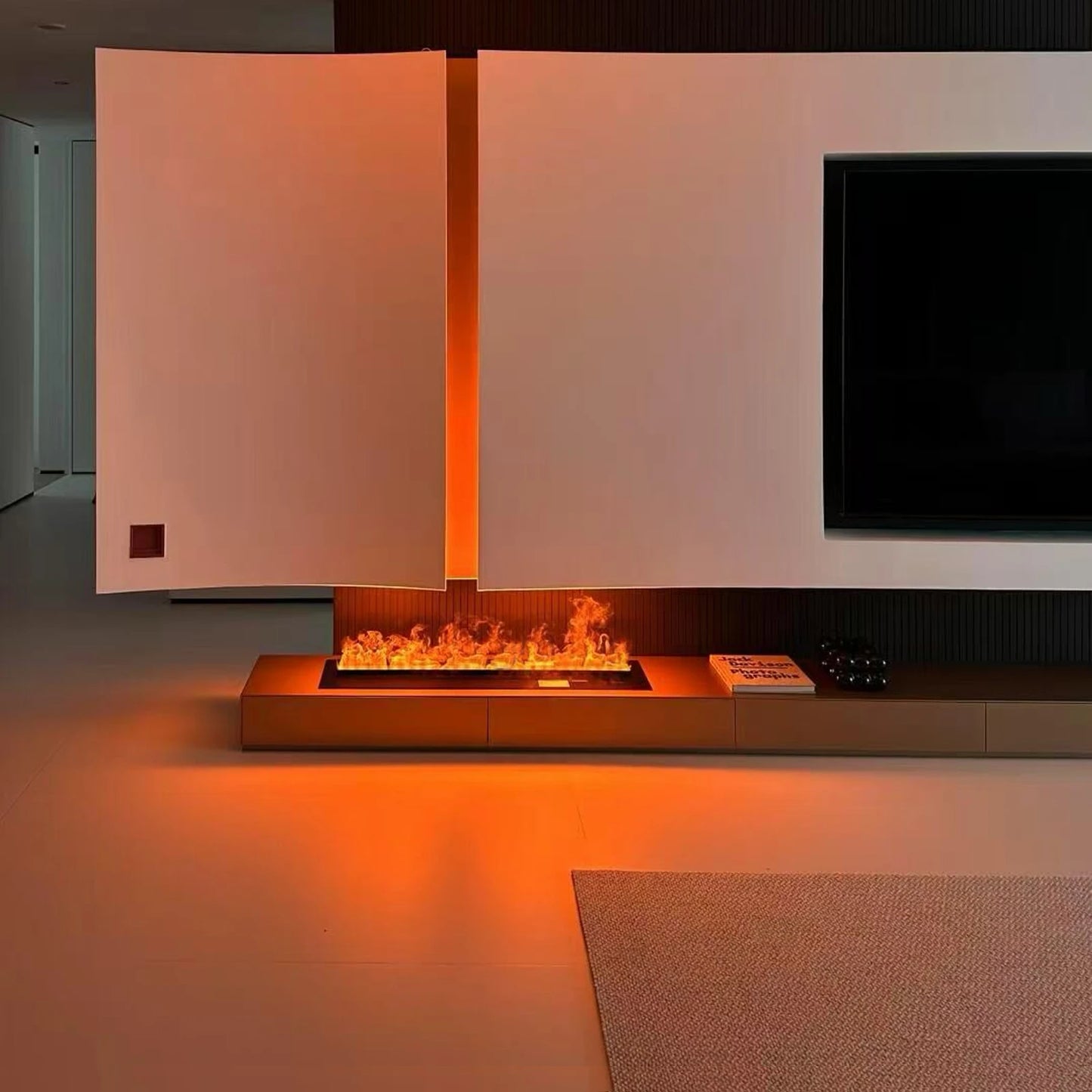 App Remote Control 3D Water Vapor Fireplace