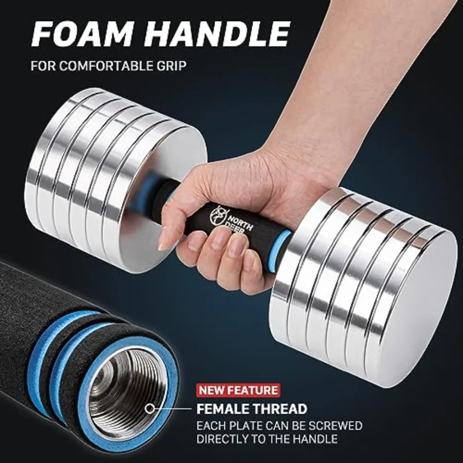 XMSJ Adjustable Steel Dumbbells