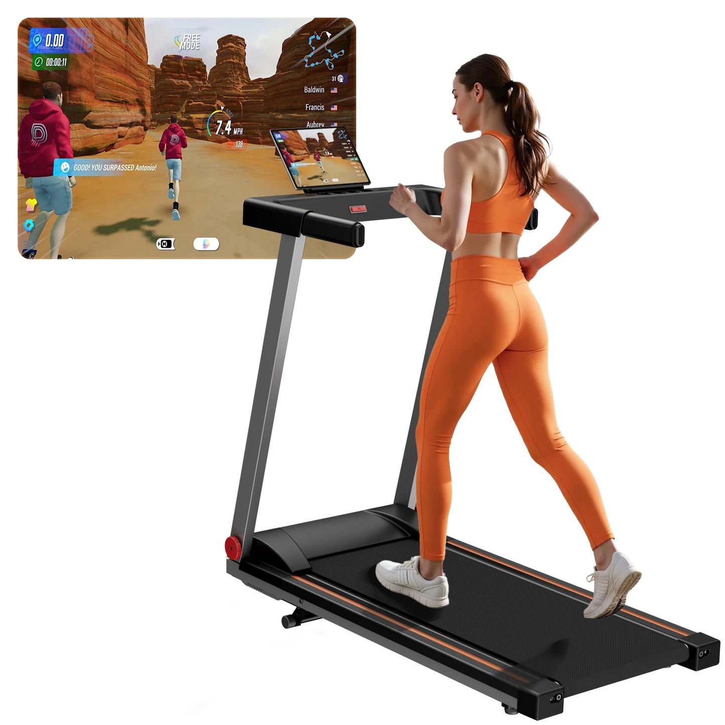 Driving Power 3.0 HP Treadmill With Adjustable Incline PerformanceEnhancementModule
