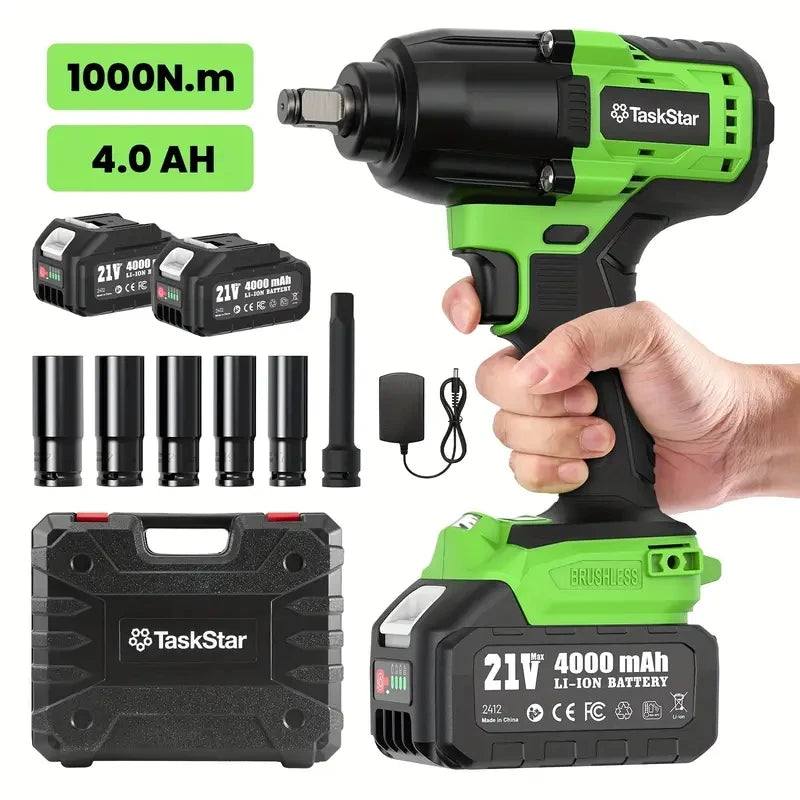 TaskStar 1000N.m Brushless Impact Wrench