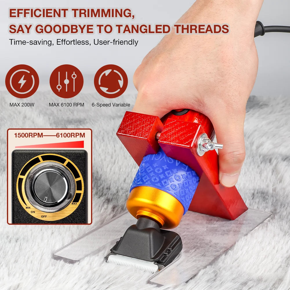 Temps Detir 200W Electric Scissors For Tufted Carpets