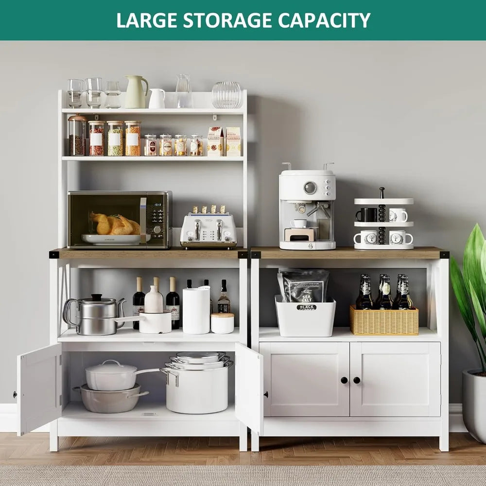 5-Tier Freestanding Kitchen Storage Cabinet