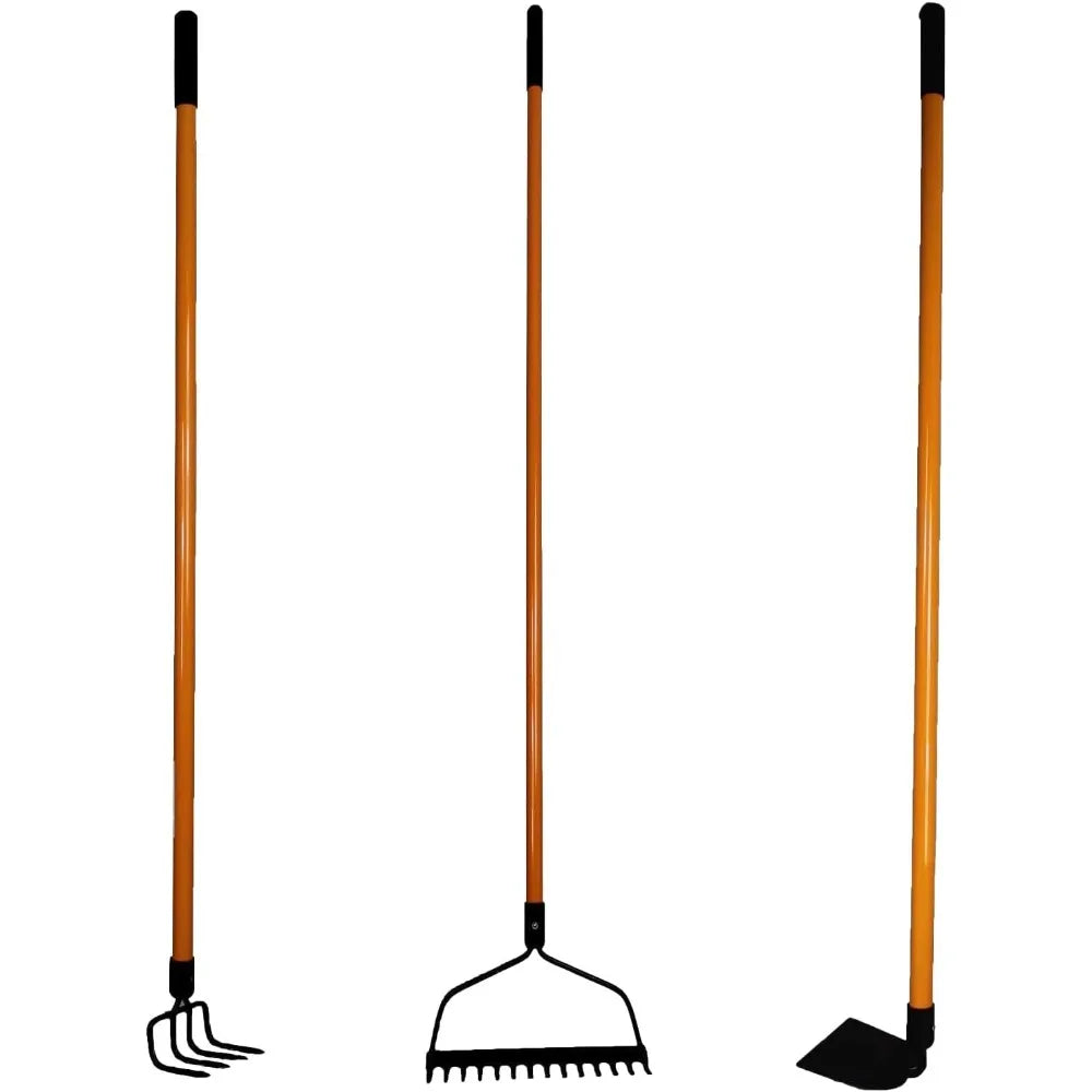 Various Assorted Garden Rakes (3 Pcs)