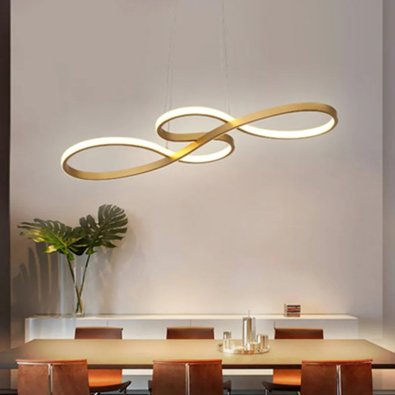 White Black Gold Led Pendant Light for Kitchen Dinning Room